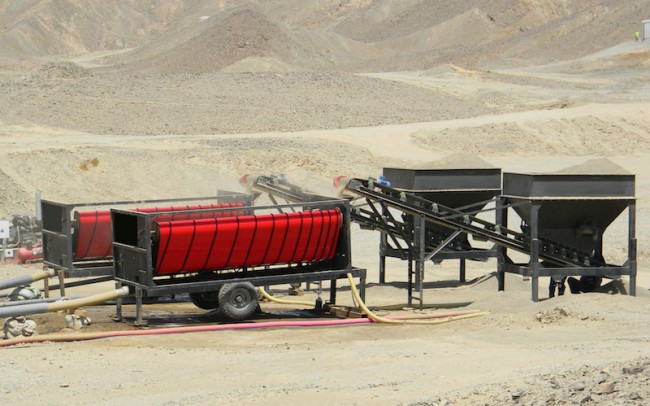 移動皮帶選金機,循環(huán)皮帶選金溜槽